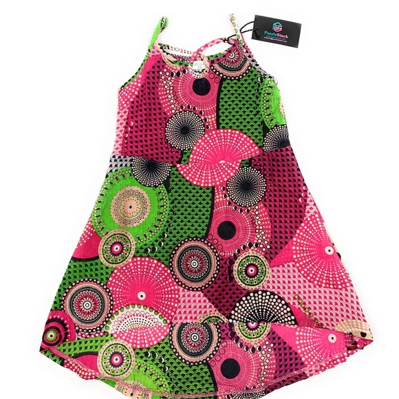 Asymmetrical summer dresses for girls - Picture 3 of 7